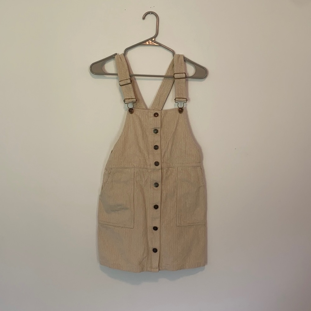 Cord overall dress!